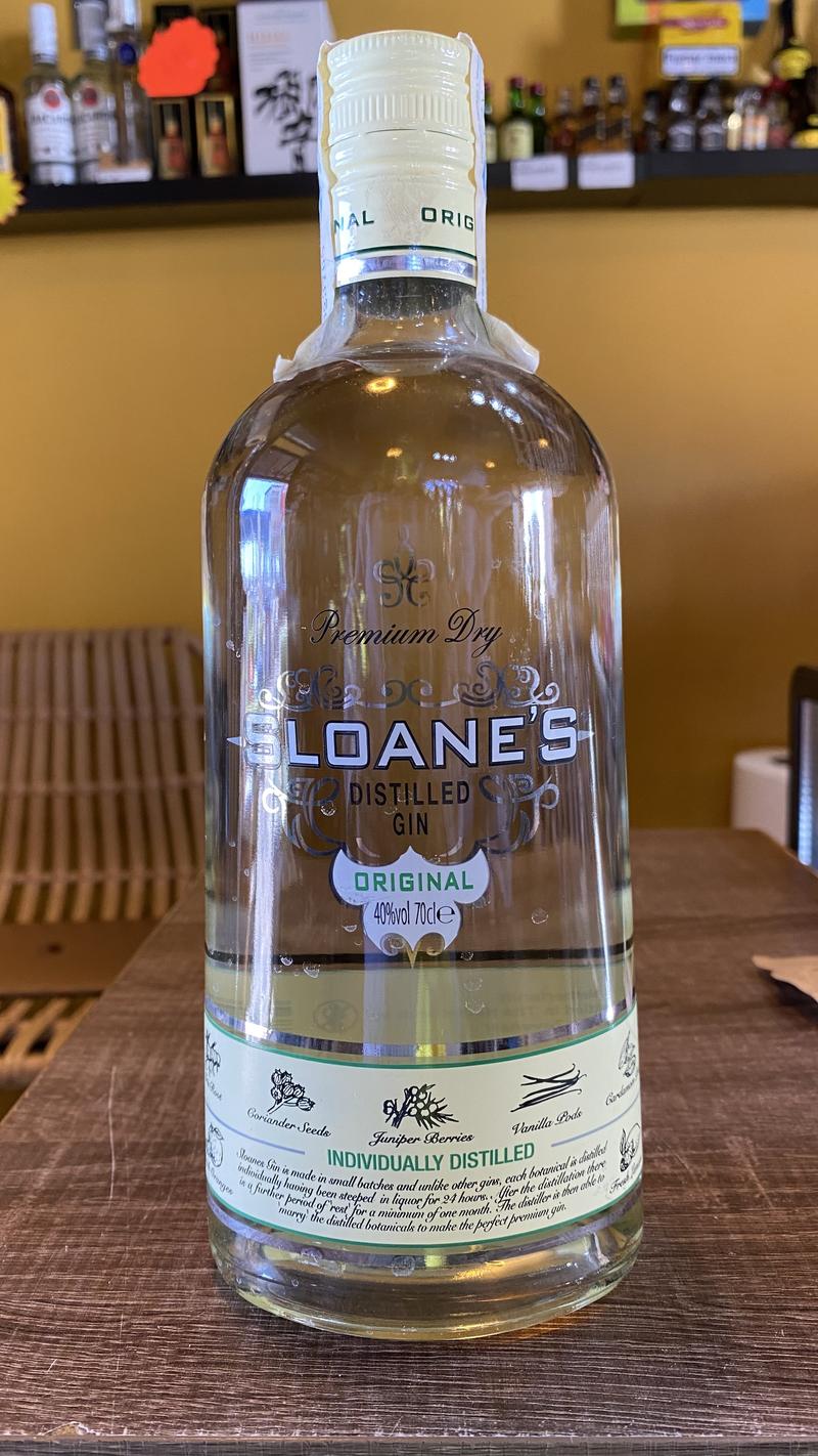 Sloanes Gin — disponible chez Brunchi.shop, Marina Rubicon, Playa Blanca