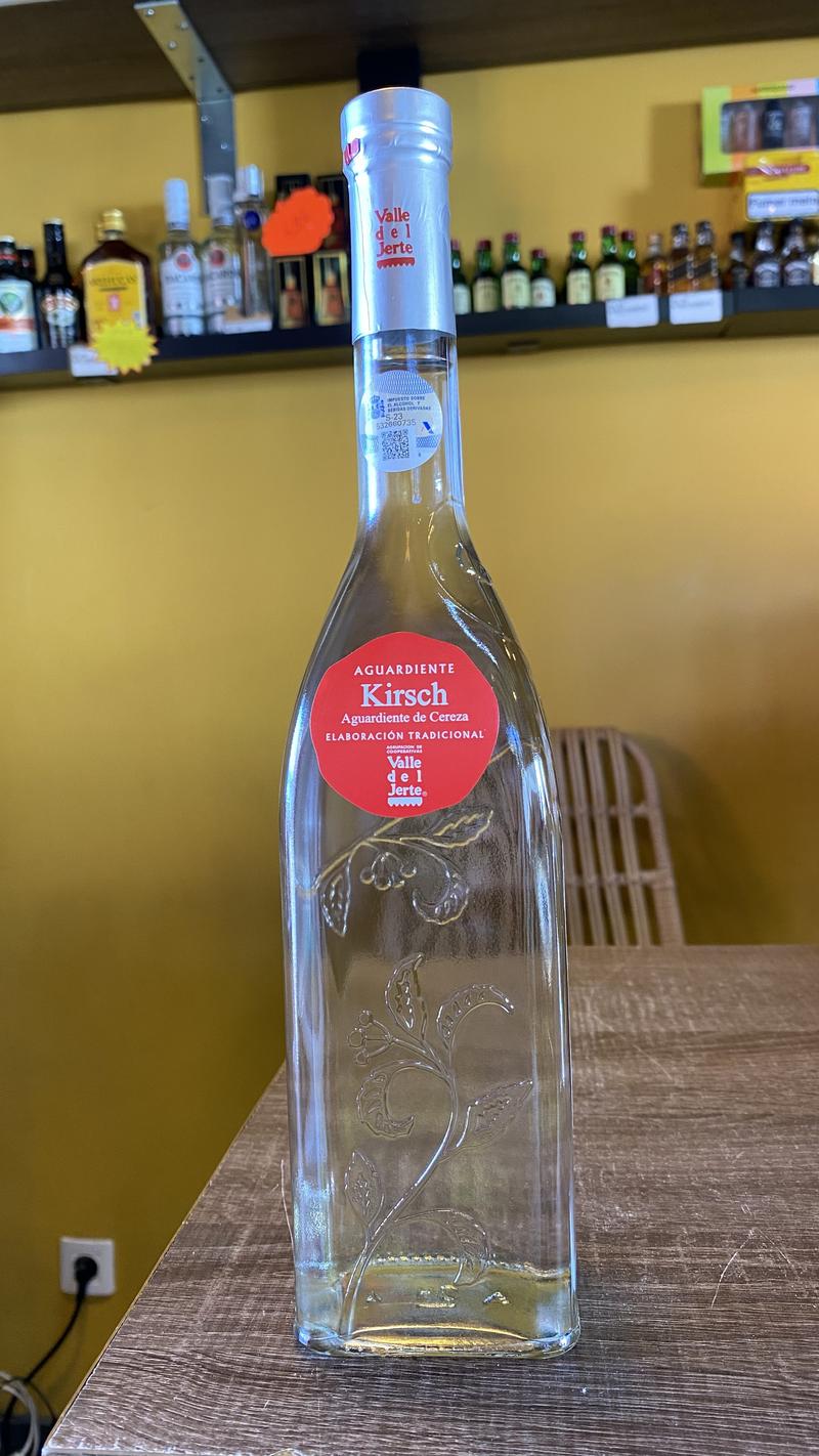 Valle del Jerte Kirsch — Traditionel kirsebærlikør (Aguardiente de Cereza) fra Valle del Jerte-regionen, f — fås hos Brunchi.shop, Marina Rubicon, Playa Blanca