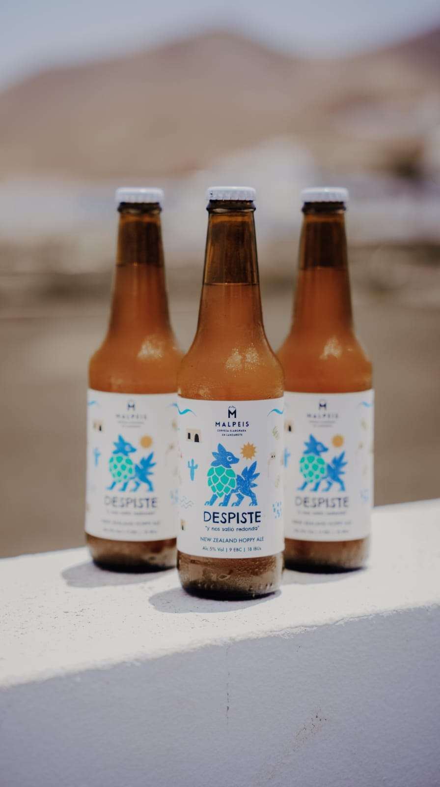 Malpeis Despiste craft beer fra Lanzarote hos Brunchi.shop, Marina Rubicon, Playa Blanca